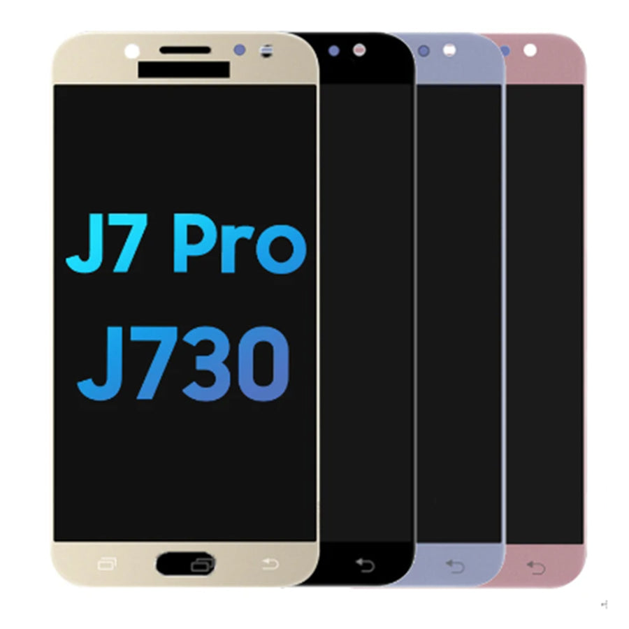 Samsung Galaxy J7 Pro 2017 J730 J730GM/DS J730F/DS LCD Display Touch Screen Digitizer ± Frame