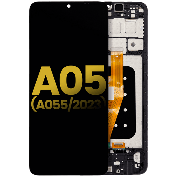 Replacement For Samsung Galaxy A05 (A055 / 2023) LCD Display Touch Screen Digitizer With Frame