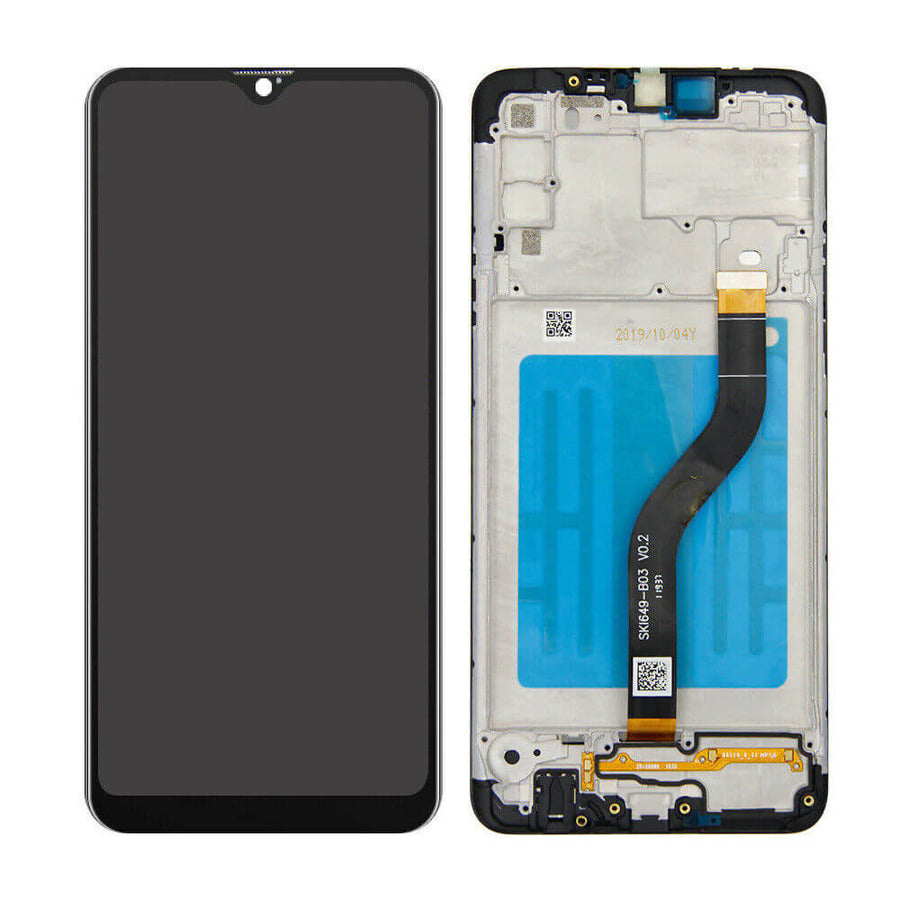 For Samsung Galaxy A20s LCD Display Touch Screen Digitizer + Frame