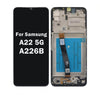 For Samsung Galaxy A22 5G (A226 / 2021) Display LCD Touch Screen Digitizer + Frame