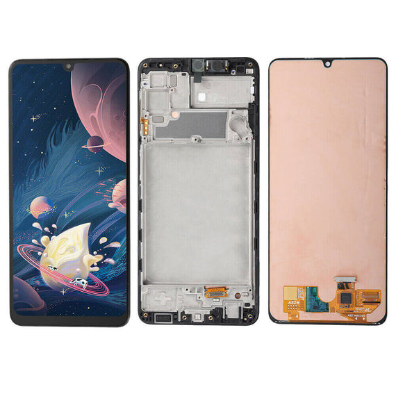 OLED For Samsung Galaxy A22 4G (A225 / 2021) Display LCD Touch Screen Digitizer + Frame