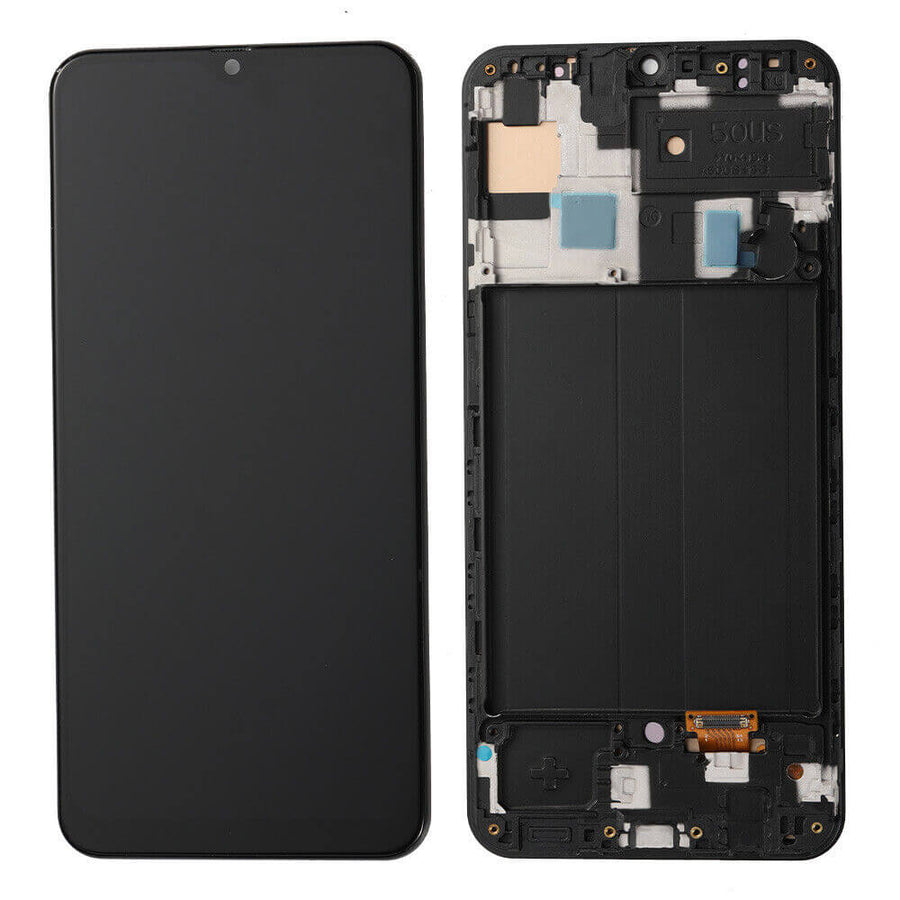 OLED For Samsung Galaxy A50 Display LCD Touch Screen Digitizer + Frame