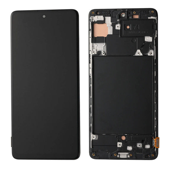 Incell For Samsung Galaxy A71 (A715 / 2020) Display LCD Touch Screen Digitizer + Frame