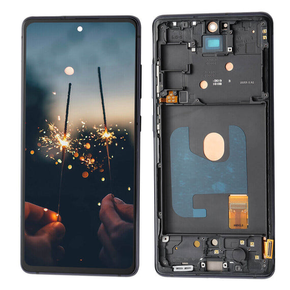 OLED For Samsung Galaxy S20 FE 4G / 5G Display LCD Touch Screen Digitizer + Frame
