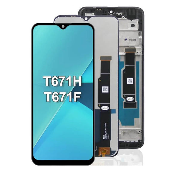 For TCL 20 SE LCD Display Touch Screen Digitizer ± Frame