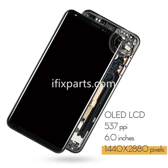 Replacement For LG V30 H930 H931 H932 LCD Display Touch Digitizer Assembly Frame